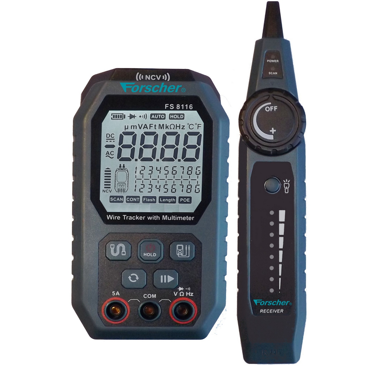 Tester sieci lan multimetr ForscherFS8116 1200x1200